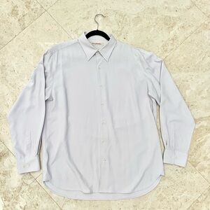 Men’s size large 100% silk light lavender Tommy Bahama long sleeve butto…